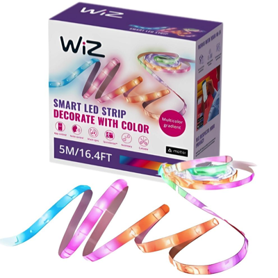 PHILIPS SIGNIFY WIZ SMART LED STRIP MULTICOLOR 5M/16.4FT RGBIC LED